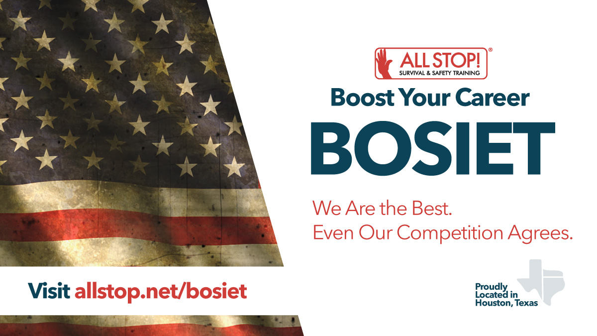 BOSIET Training Houston | ALL STOP! Survival and Safety Training