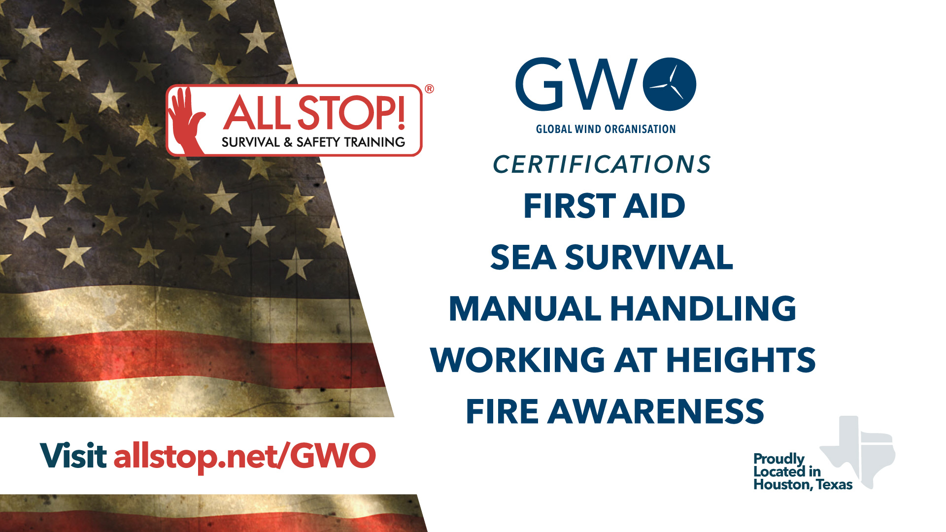 ALL STOP GWO Certification Houston Texas